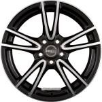 PROLINE - CX300 BLACK POLISHED 6,5X16 LK:5/105 ET:38 ML:56,6